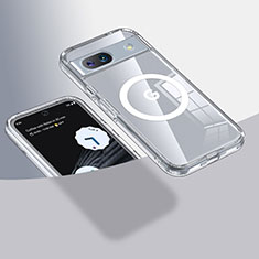 Ultra-thin Transparent TPU Soft Case Cover with Mag-Safe Magnetic QK1 for Google Pixel 8a 5G Clear