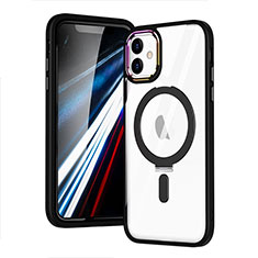 Ultra-thin Transparent TPU Soft Case Cover with Mag-Safe Magnetic SD1 for Apple iPhone 11 Black