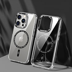 Ultra-thin Transparent TPU Soft Case Cover with Mag-Safe Magnetic TB1 for Apple iPhone 13 Pro Max Clear
