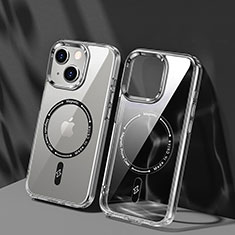 Ultra-thin Transparent TPU Soft Case Cover with Mag-Safe Magnetic TB1 for Apple iPhone 14 Plus Clear