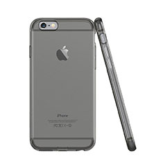 Ultra-thin Transparent TPU Soft Case for Apple iPhone 6 Plus Dark Gray