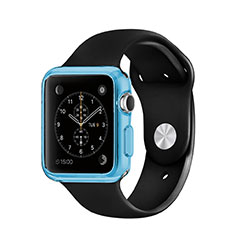 Ultra-thin Transparent TPU Soft Case for Apple iWatch 2 42mm Blue