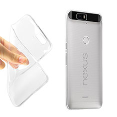 Ultra-thin Transparent TPU Soft Case for Google Nexus 6P Clear