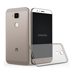 Ultra-thin Transparent TPU Soft Case for Huawei G8 Gray