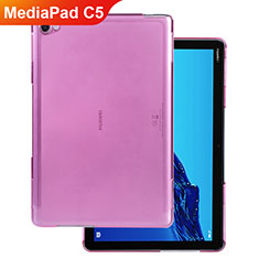 Ultra-thin Transparent TPU Soft Case for Huawei MediaPad C5 10 10.1 BZT-W09 AL00 Pink