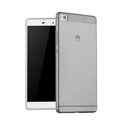 Ultra-thin Transparent TPU Soft Case for Huawei P8 Gray