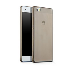 Ultra-thin Transparent TPU Soft Case for Huawei P8 Lite Gray