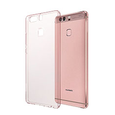 Ultra-thin Transparent TPU Soft Case for Huawei P9 Plus Rose Gold