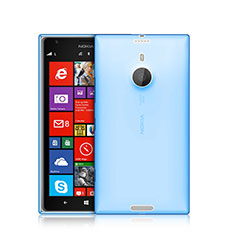 Ultra-thin Transparent TPU Soft Case for Nokia Lumia 1520 Blue