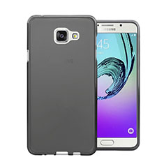 Ultra-thin Transparent TPU Soft Case for Samsung Galaxy A7 (2016) A7100 Black