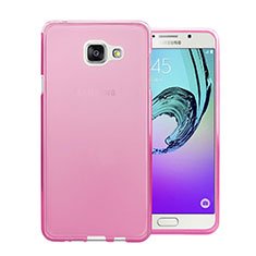 Ultra-thin Transparent TPU Soft Case for Samsung Galaxy A7 (2016) A7100 Pink