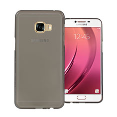 Ultra-thin Transparent TPU Soft Case for Samsung Galaxy C5 SM-C5000 Gray