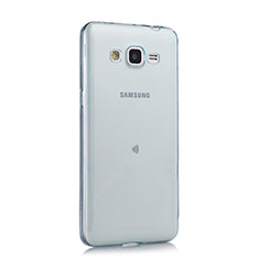 Ultra-thin Transparent TPU Soft Case for Samsung Galaxy Grand Prime 4G G531F Duos TV Blue