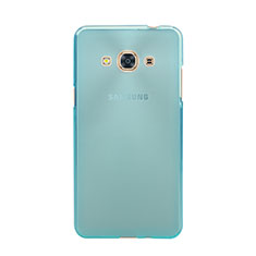 Ultra-thin Transparent TPU Soft Case for Samsung Galaxy J3 Pro (2016) J3110 Blue