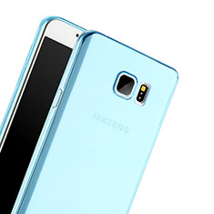 Ultra-thin Transparent TPU Soft Case for Samsung Galaxy Note 5 N9200 N920 N920F Blue
