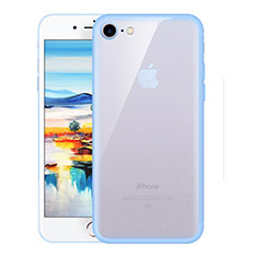 Ultra-thin Transparent TPU Soft Case H01 for Apple iPhone 7 Sky Blue