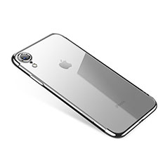 Ultra-thin Transparent TPU Soft Case H01 for Apple iPhone XR Silver