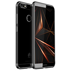 Ultra-thin Transparent TPU Soft Case H01 for Huawei Enjoy 7 Black