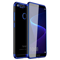 Ultra-thin Transparent TPU Soft Case H01 for Huawei Honor 7X Blue