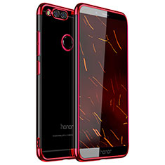 Ultra-thin Transparent TPU Soft Case H01 for Huawei Honor 7X Red