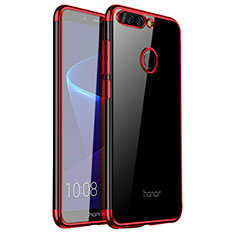 Ultra-thin Transparent TPU Soft Case H01 for Huawei Honor 8 Pro Red