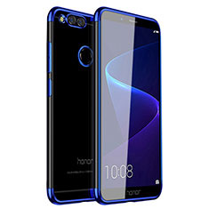 Ultra-thin Transparent TPU Soft Case H01 for Huawei Honor Play 7X Blue