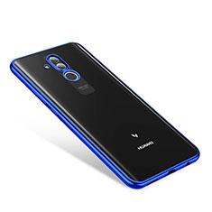 Ultra-thin Transparent TPU Soft Case H01 for Huawei Mate 20 Lite Blue