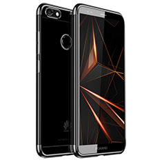 Ultra-thin Transparent TPU Soft Case H01 for Huawei Y6 Pro (2017) Black