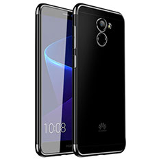 Ultra-thin Transparent TPU Soft Case H01 for Huawei Y7 Prime Black