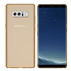 Ultra-thin Transparent TPU Soft Case H01 for Samsung Galaxy Note 8 Gold