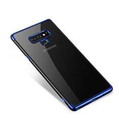 Ultra-thin Transparent TPU Soft Case H01 for Samsung Galaxy Note 9 Blue