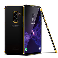 Ultra-thin Transparent TPU Soft Case H01 for Samsung Galaxy S9 Plus Gold