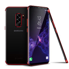 Ultra-thin Transparent TPU Soft Case H01 for Samsung Galaxy S9 Plus Red