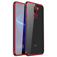 Ultra-thin Transparent TPU Soft Case H01 for Xiaomi Mi 5S Plus Red