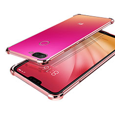 Ultra-thin Transparent TPU Soft Case H01 for Xiaomi Mi 8 Lite Rose Gold