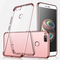 Ultra-thin Transparent TPU Soft Case H01 for Xiaomi Mi A1 Rose Gold