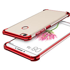 Ultra-thin Transparent TPU Soft Case H01 for Xiaomi Mi Max Red