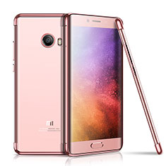 Ultra-thin Transparent TPU Soft Case H01 for Xiaomi Mi Note 2 Special Edition Rose Gold