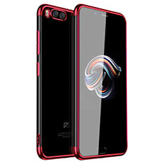 Ultra-thin Transparent TPU Soft Case H01 for Xiaomi Mi Note 3 Red