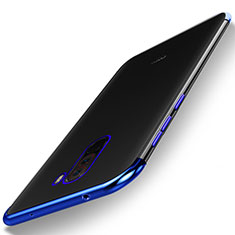 Ultra-thin Transparent TPU Soft Case H01 for Xiaomi Pocophone F1 Blue