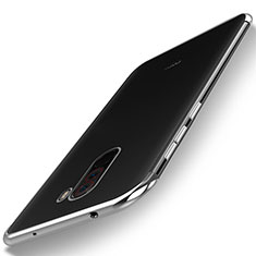 Ultra-thin Transparent TPU Soft Case H01 for Xiaomi Pocophone F1 Silver
