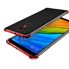 Ultra-thin Transparent TPU Soft Case H01 for Xiaomi Redmi 5 Plus Red