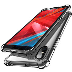Ultra-thin Transparent TPU Soft Case H01 for Xiaomi Redmi Y2 Gray
