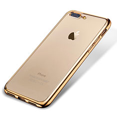 Ultra-thin Transparent TPU Soft Case H02 for Apple iPhone 7 Plus Gold