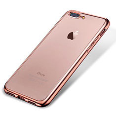 Ultra-thin Transparent TPU Soft Case H02 for Apple iPhone 7 Plus Rose Gold