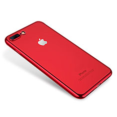Ultra-thin Transparent TPU Soft Case H02 for Apple iPhone 8 Plus Red