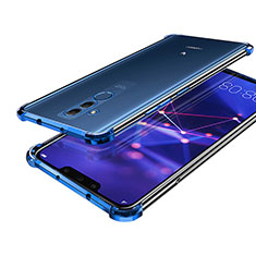 Ultra-thin Transparent TPU Soft Case H02 for Huawei Mate 20 Lite Blue
