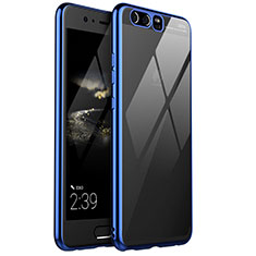 Ultra-thin Transparent TPU Soft Case H02 for Huawei P10 Plus Blue