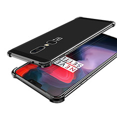 Ultra-thin Transparent TPU Soft Case H02 for OnePlus 6 Black