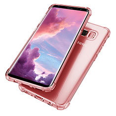 Ultra-thin Transparent TPU Soft Case H02 for Samsung Galaxy S8 Pink